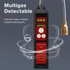 LD610 Combustible Gas Detector Portable Gas Leak Tester 360° Flexible Probe C3H8 C4H10 H2 Methane Leakage Monitor 100-9999PPM