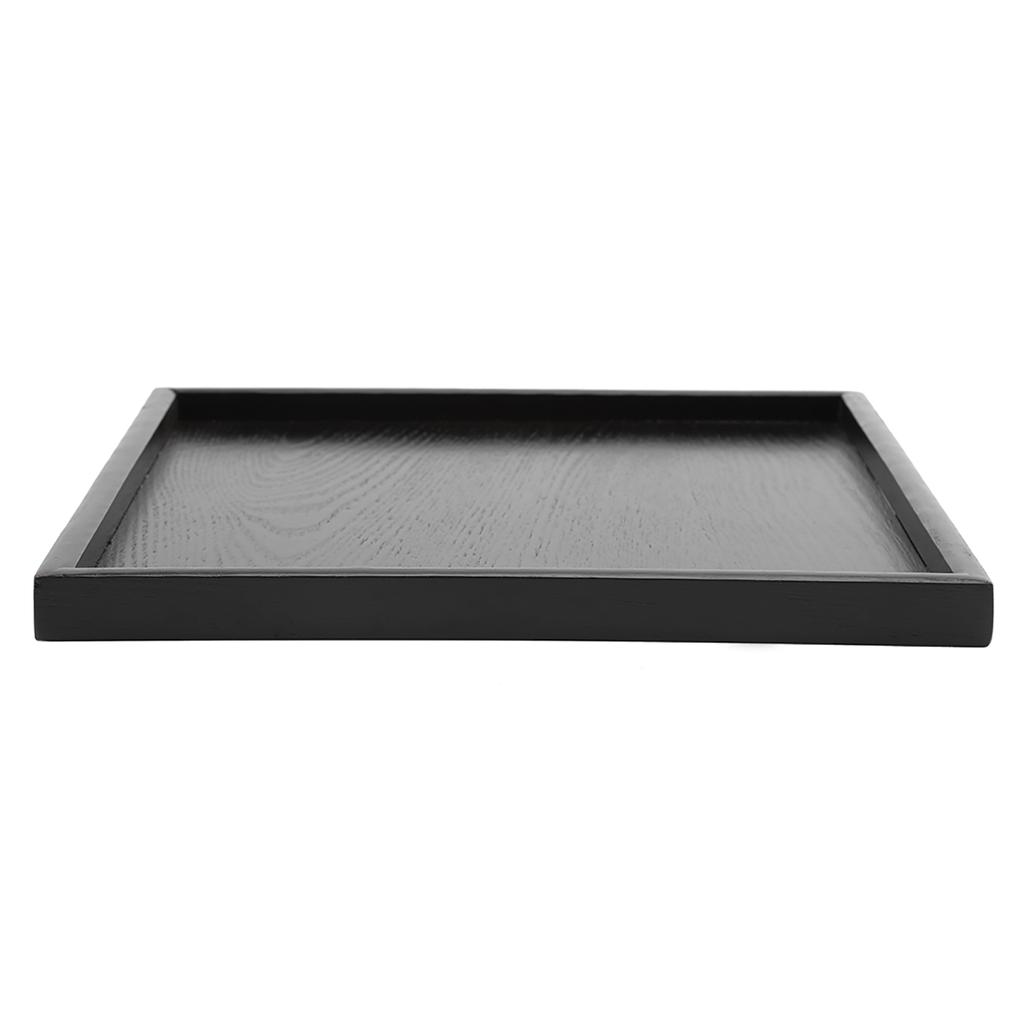 Rectangle Shape Solid Rectangular Natural Wood Serving Tray Multi Use for Tea Coffee Snacks Meals
