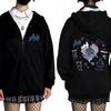 Ado World Tour 2025 Hibana Zipper Hoodie Men Women Clothing Fashion Japanese Style Streetwear Unisex Casual Fleece Zip Up Jacket