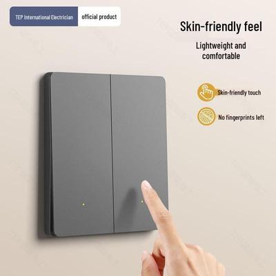 Wireless Smart Switch Panel, No Wiring Needed, Mijia APP Compatible, Home Lighting Controller