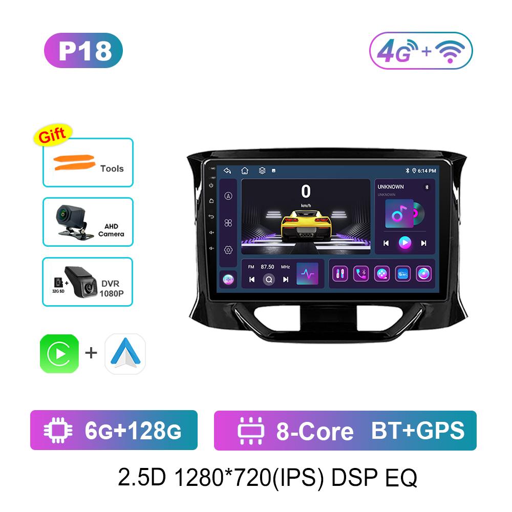 Android Car Radio Multimedia Video Player for LADA X ray Xray 2015 - 2019 GPS Navigation 4G WiFi Bluetooth HD Touch Screen
