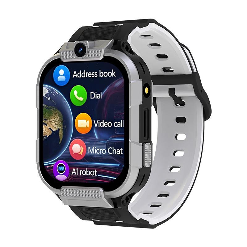 4G Waterproof Q12 Kids' Smartwatch with English & Multi-language Video Positioning