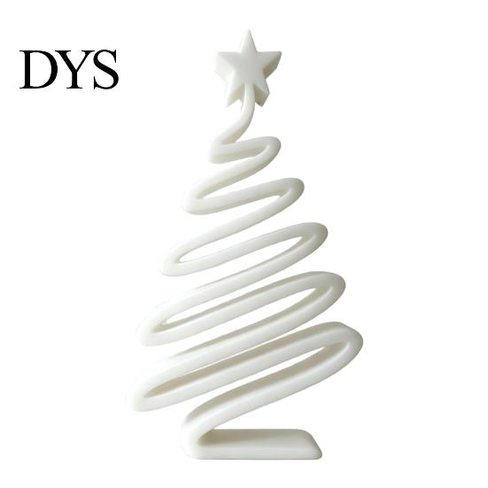 Indoor Outdoor Festive Display 3D Printed Minimalist Christmas Tree Desktop Ornament, Modern Holiday Table Decorative Decor Sign for Living
