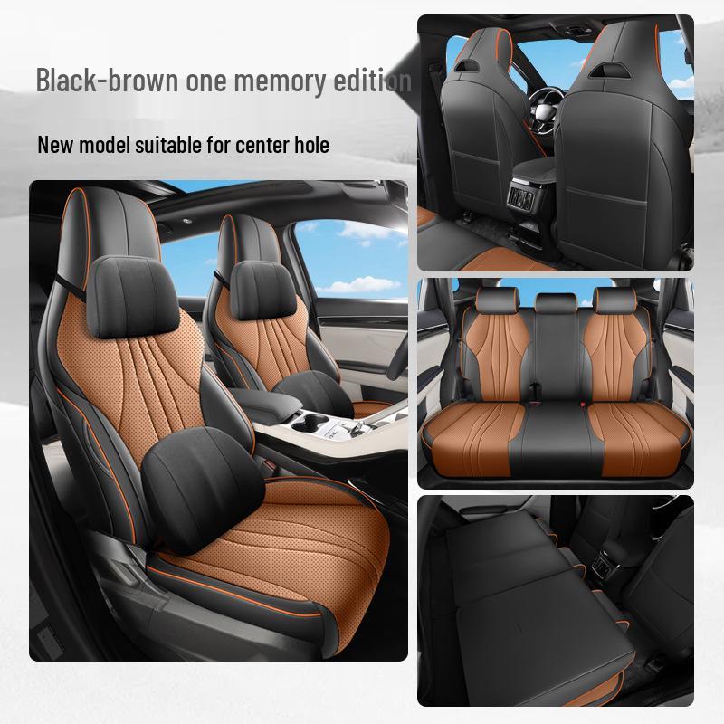 All-Season Full Surround Seat Cover for BYD Song Plus/DMI Five-Seater Car Cushion