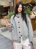 Women's Retro Stand-Collar Baseball Jacket: Trendy, Loose-Fit, Versatile Autumn Design for Students