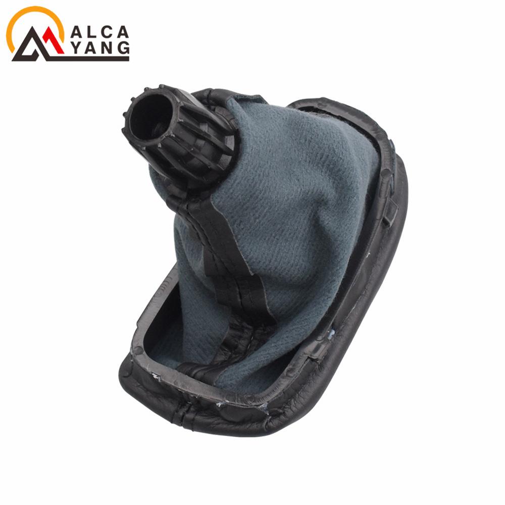 New Car Accsesories AT Gear Shift Knob With PU Leather Boot For Mercedes Benz C Class W203 W209 Leather Shifter Handball