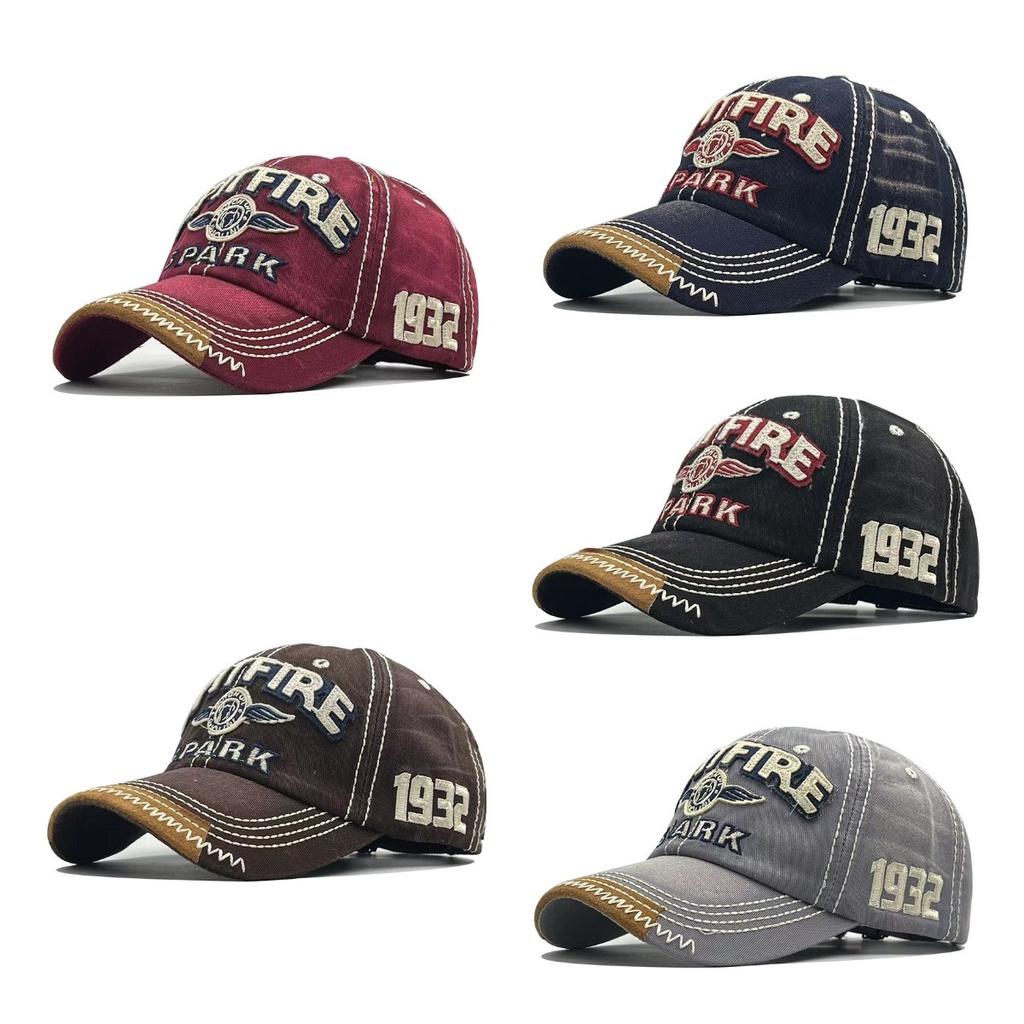Hat Adjustable Outdoor Sun Protection Baseball Cap Vintage Summer Adult Trendy