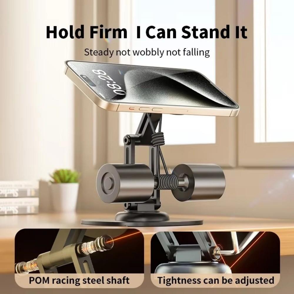 Aluminium Zink Zinklegierung Magnetischer Handyhalter Verstellbarer Handy-Ständer Schreibtisch Lazy Holder Büro-Setup