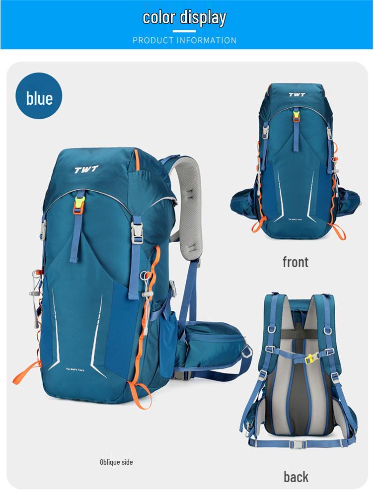 

Men s Waterproof Multi-Functional Large Capacity Hiking Backpack for Casual Outdoor Travel 20-35L синій