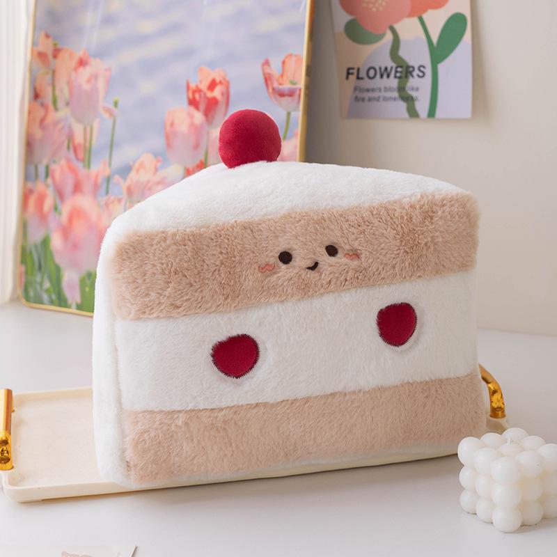 

Toy Plush Cake Pillow Living Room Decoration Pp Cotton Girl Birthday Present хаки