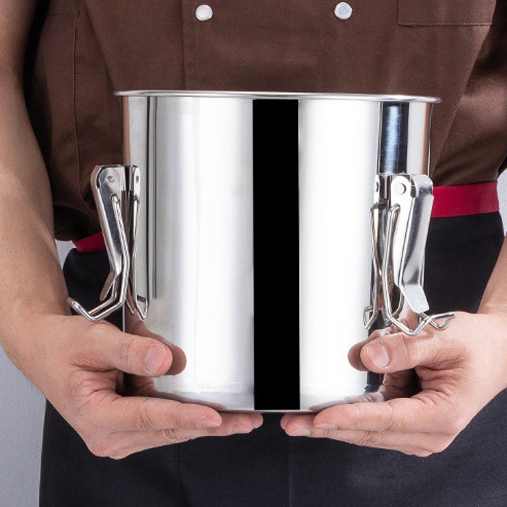 Stainless Steel Canister Set, Food Storage Container & Caddy for Kitchen Counter, Tea, Sugar, Coffee, Candy, Flour Canister 9L