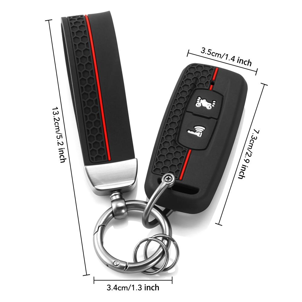 Keychain Silicone Remote Key Cover Case Protector For Honda Adv 150 Pcx 125 Switch Adv Wrench 350 Pcx160 Vision Sh350
