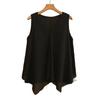 Fashion Women Chiffon Blouses Ladies Tops Loose Sleeveless V Neck Shirt Blusas Femininas Plus Size Female Clothing