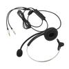 Single Ear Wired Headset Noise Canceling HD Calling Telephone Headset for Call Center Office