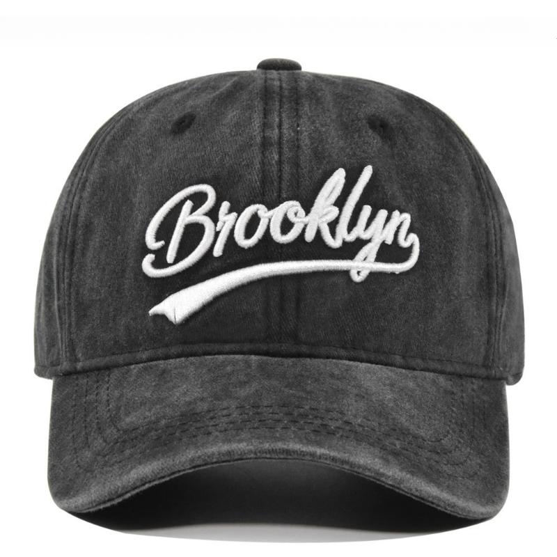 Unisex Snapback Hat Hip Hop Retro Casual Dad Hat for Men Women Sport Gift Vintage Washed Cotton Baseball Cap Embroidery Brooklyn