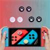 4-Units Silicone Joystick Thumb Grip Cap With Animal Paw Pattern To Boost Playing Performance