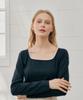 YUPPE Lace Roune T-Shirt_Black