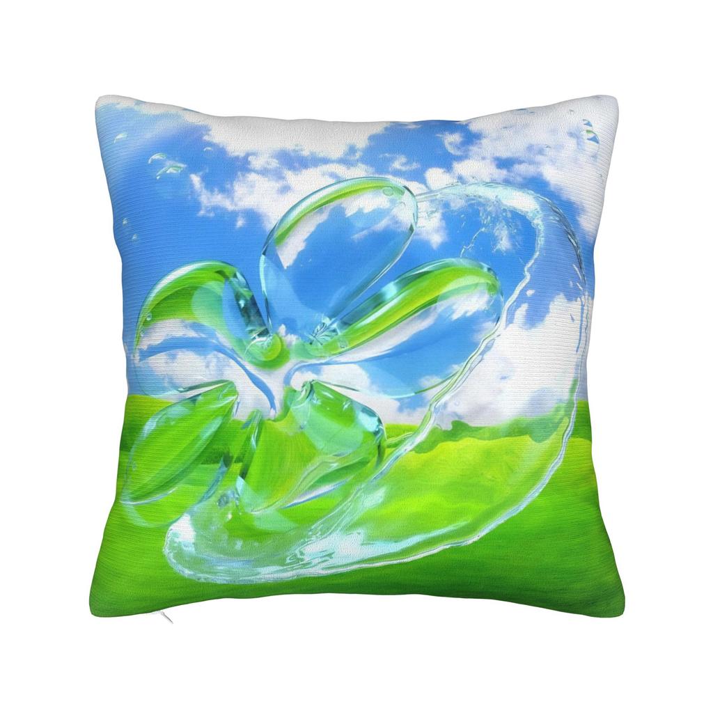 Electronic YK Frutiger Aero Square Pillow Case Cushion Covers Awesome Zipper Decorative Pillowcase for Sofa cm