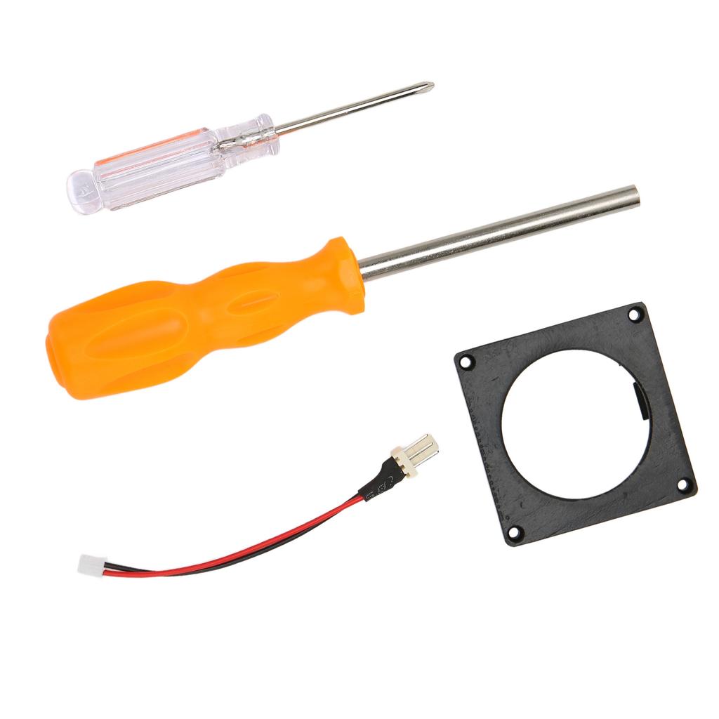 Fan 3D Print Mount Kit Replacement Game Console Cooling Fan Frame Kit for Gamecube Noctua Black