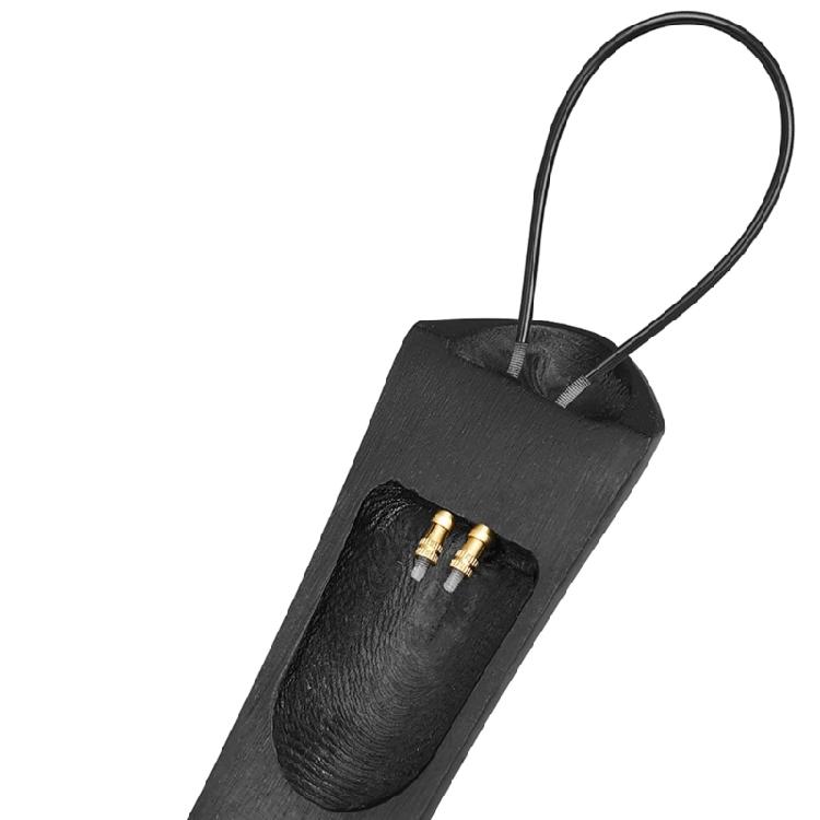 Hochwertiges Ebenholz Violin-Saitenhalter-Design mit Saitenhalter-Schnur, Violin-Reparaturteil für einfache Montage und reichen Klang