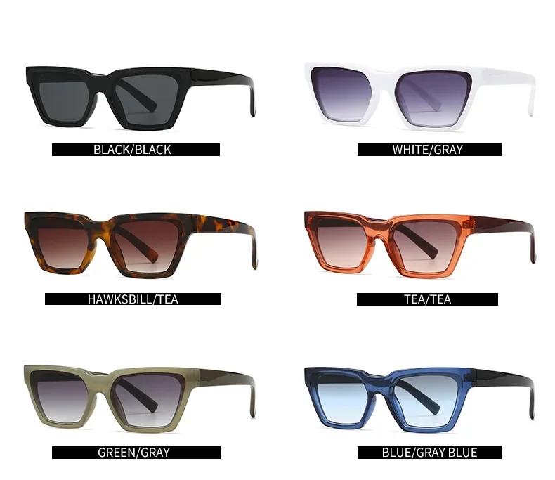  Cat Eye Sunglasses Women Fashion Multicolor Orange Shades UV400 Men Trending Gradient Sun Glasses