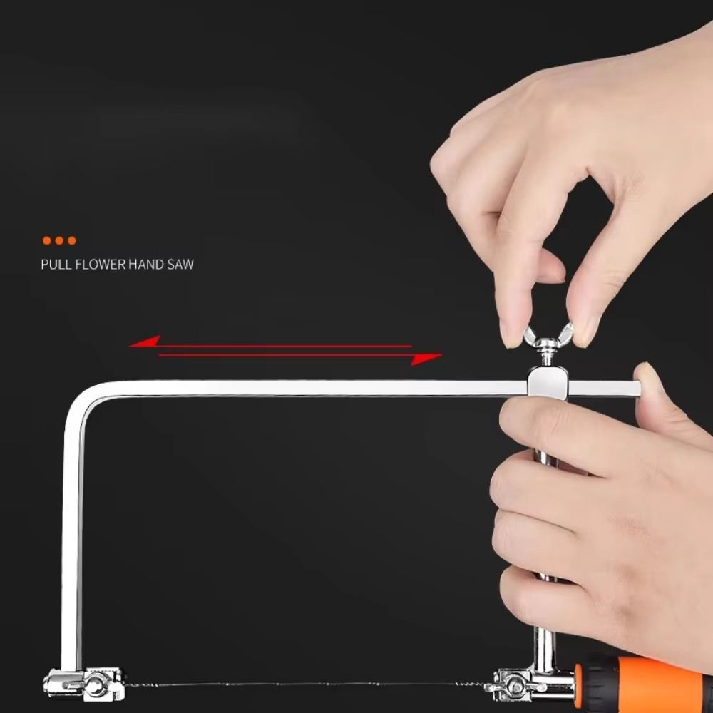 with 5pcs Blades Pull Flower Saw U-Shape Manual Wire Saw Mini Hand Saw Wire Jewelry Making