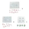 High Gloss Silicone 4-Leaf Grass Jewelry Pendant Mold Multipurpose Craft Tool For DIY Projects Simple Clean Design