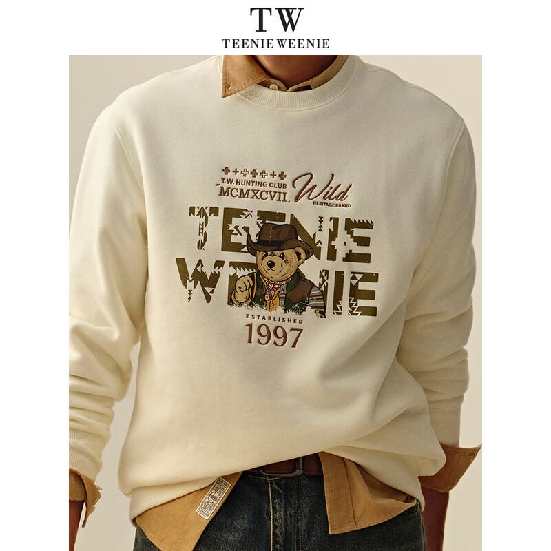Teenie Weenie Men's Loose Bear Print Hoodie