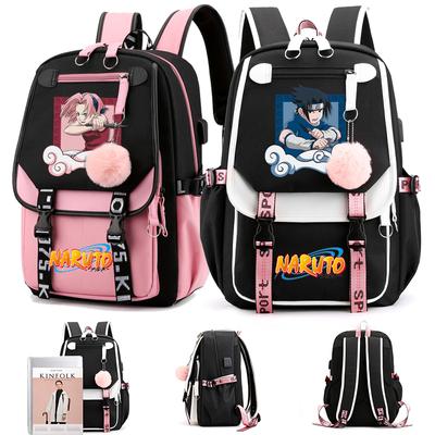 Anime Backpack for Teen Student Schoolbag Men Women Leisure Usb Travel Bag Boy Girl Back To School Backpack Rucksack