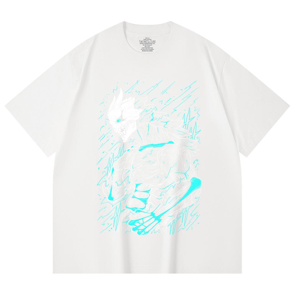 230 Gsm 100% Cotton Kaiju No 8 V8 Kafka Print Unisex Heavy Cotton T Shirt