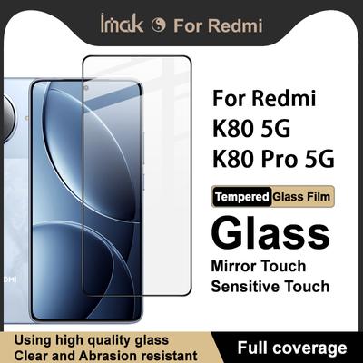 For Redmi K80 Pro 5G Glass IMAK Full Coverage Tempered Glass Film Pro+ Series