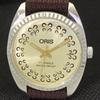 VINTAGE ORIS WINDING SWISS MENS REFURBISHED WRIST GOLDEN WATCH 558a-a296484-1