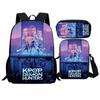 Set da Scuola a Tre Pezzi Huntrix Kpop Witch Hunters K-Pop Studente, Zaino Borsa Astuccio