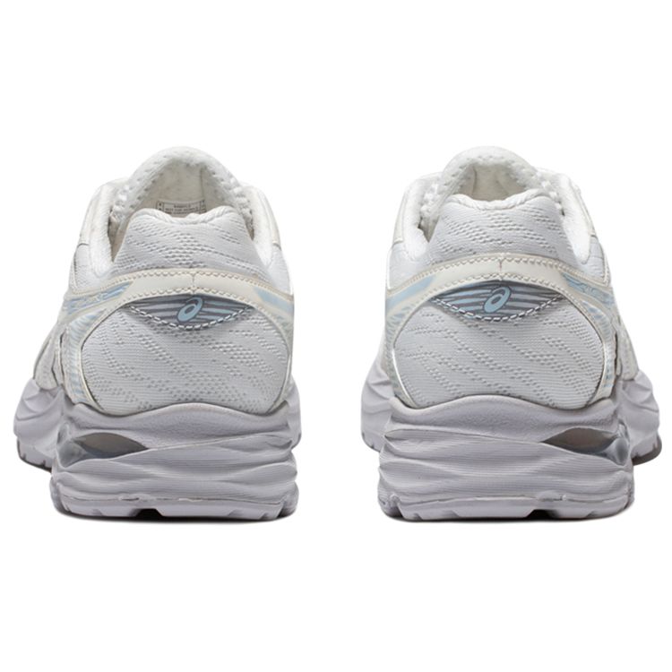 Asics Gel-Flux 4 Outdoor Fabric Synthetic Leather Durable Breathable Rebound Low-Top Gel Trail Running Shoes Women sneaker White 1012A523-112