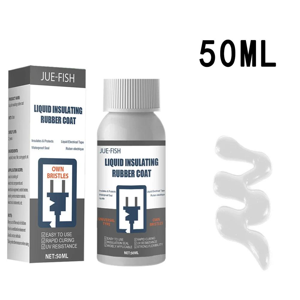 30/125ml Waterproof UV Protection Liquid Insulation Electrical Tape Tube Paste Fast Rubber Fixed Dry Insulating Sealing Glue