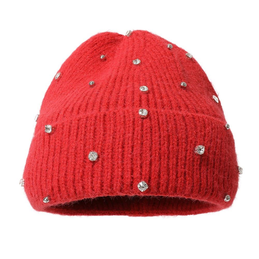 Casual Skullies Cap Keep Warm Pullover Yarn Hat Outdoor Warm Bonnet Beaanies Autumn Winter