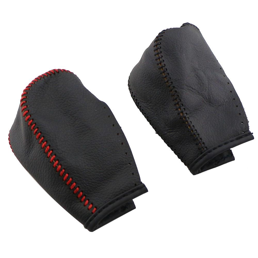 Car Gear Head Shift Collars for Mitsubishi Outlander 2016 - 2025 AT Gear Shift Knob Cover Leather Protector Inner Accessories