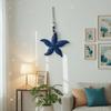 Hanging Nautical Decor Mediterranean Style Ocean Animal Pendants Wooden Starfish Pendants  Interior