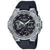 Casio G-Shock G-Steel Solar Analog-Digital Watch Black Silver GST-B400-1A Bluetooth Connectivity