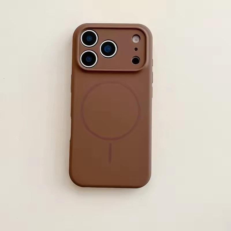 For iPhone 17 ProMax Liquid Skin Feel Magsafe Case For 13 14 15 16 Pro Max Plus 17Pro Air Magnetic Charging Comfort Touch Cover