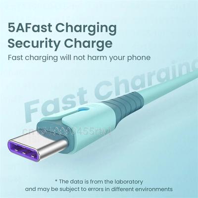 Kabel USB typu C 5A szybkie ładowanie kabel USB C do ładowarki przewodowej Huawei kabel danych USB typu C do honoru Xiaomi POCO X3 M3 1/2M