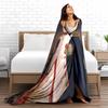 Historical Military Portrait Blanket for All Seasons Blanket Lunch Break Throw Gift