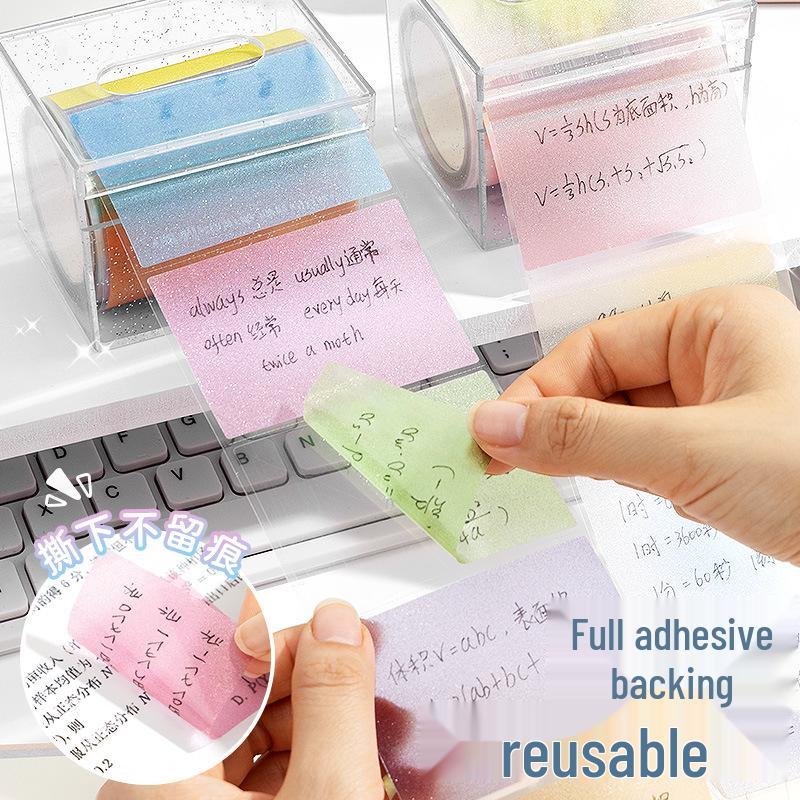 Pearlescent Cartoon Sticky Note Labels - Cute, Fresh, Creative Markers