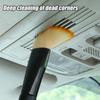 Car Curved Detail Brush Dashboard Cleaning Soft Brush Air Outlet Gap Dust Removal Clean Maintenance Tool Dust Collector Brush