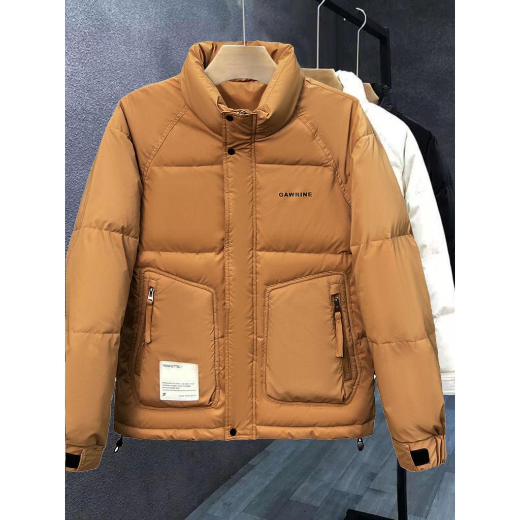 Herren Trendy Koreanischer Stil Stehkragen Daunenjacke - Warm, Locker, Lässige Arbeitskleidung Mode