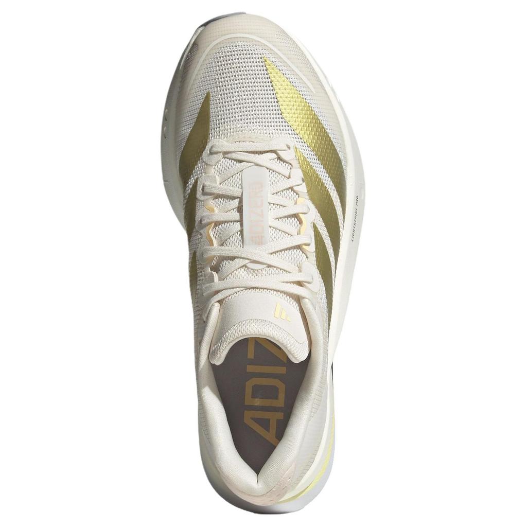 Adidas Women's Adizero Boston 13 'Chalk White Gold Metallic' Women's Sneakers JS4952