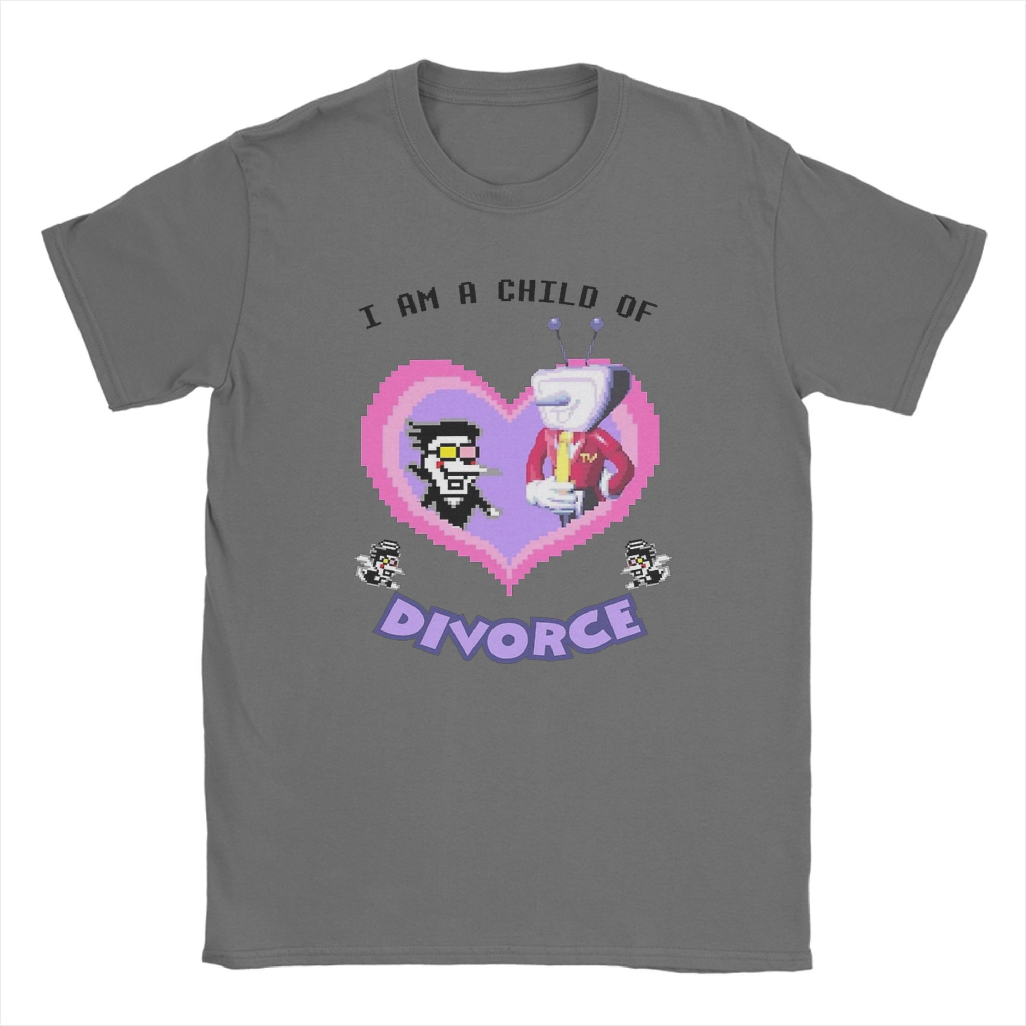 

Men s T-Shirts Spamton and Tenna Child of Divorce Deltarune Game Cotton Tees Short Sleeve Women T Shirts Clothing Oversized Tops 3XL
