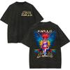 Vintage Spłowiałe Koszulki Karol G Tropicoqueta Tour 2026 Mężczyźni Kobiety Moda Pop Muzyka Koszulka Letnia Codzienna Luźna Bawełniana Koszulka