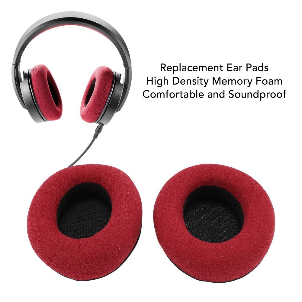 2PCS Soft and Comfortable Replacement Ear Pads for Focal Listen Wireless/ Focal Listen Pro Headphone красный