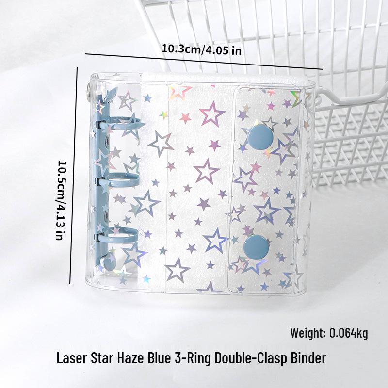 M5 Transparent PVC Binder Cover for A6/A7 Photocards & Stickers